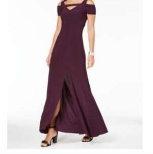 Plum Floor Length Dress